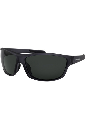 Codling Unisex Polarized Sunglasses - Crystal Black/Polar Green