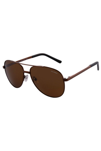 Fugu Unisex Polarized Sunglasses - Brown/Polar Brown