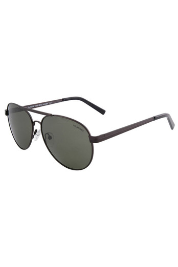 Tekka Unisex Polarized Sunglasses - Gunmetal/Polar Green