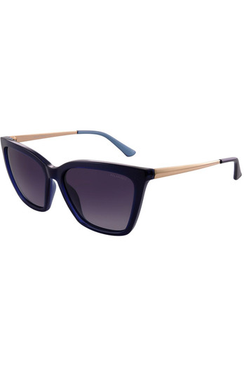 Teehani Unisex Polarized Sunglasses - Royal/Polar Smoke Gradient