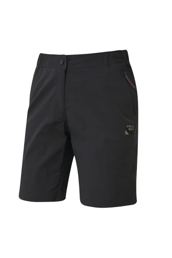 Ladies UPF 50+ Water-Resistant Hiking Shorts - Black
