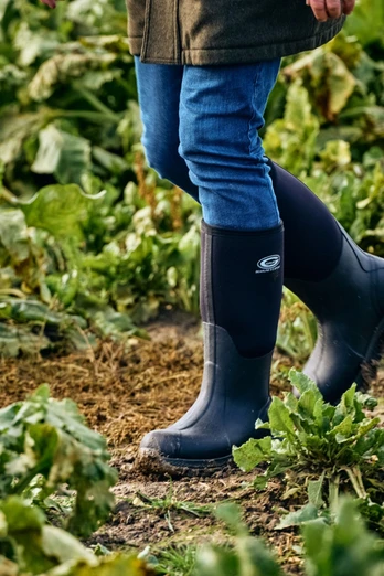 Bearline Unisex Wellies - BLACK