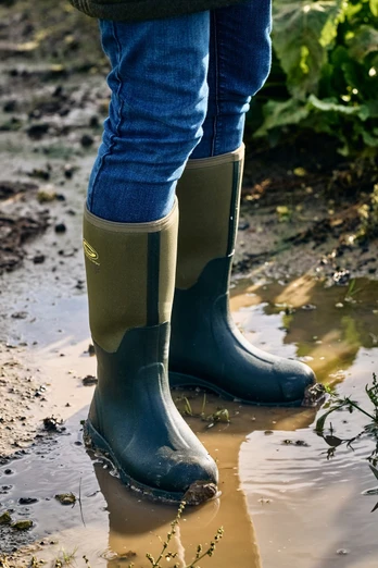 Bearline Unisex Wellies - GREEN