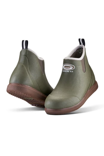 Bowline Unisex Ankle Height Wellies - SAGE GREEN/GUM
