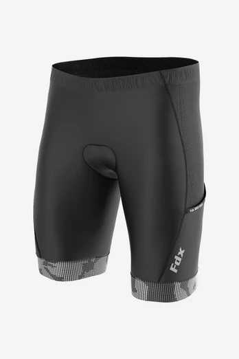 All Day Men's Cycling Shorts with Pockets - Black/Grey