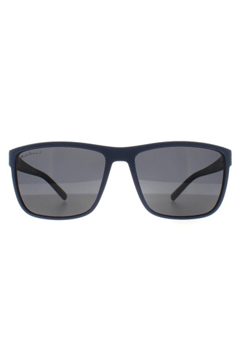 MP198 Rectangle Mens Sunglasses - Dark Blue / Grey Polarised