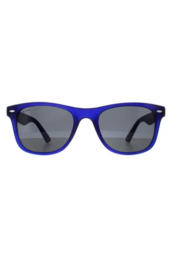 MP10 Rectangle Unisex Sunglasses - Blue Red / Grey Polarised