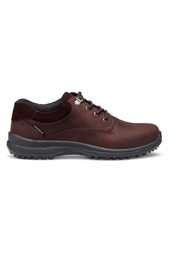 Canyon Women's Wide Fit Nubuck/Suede Walking Shoe - Chocolate