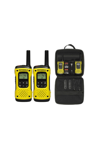 TLKR T92 H2O Two-Way Radio (Twin Pack) - Black & Yellow