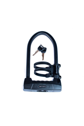 Bicycle D-Lock & Cable – Heavy-Duty Security - Black