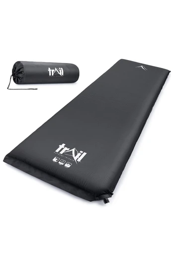 Extra Wide Self-Inflating Camping Mat - Black