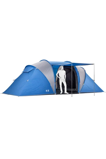 Hartland 6 Person Tent - Waterproof 3000mm - Blue