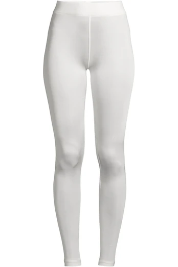 Womens Lightweight Silk Interlock Long Johns - Ivory