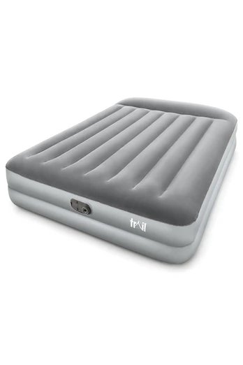 Deluxe Inflatable Airbed With Built In Pump - Double