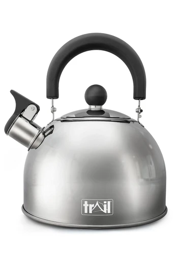 Stainless Steel Whistling Kettle - 2L - Silver