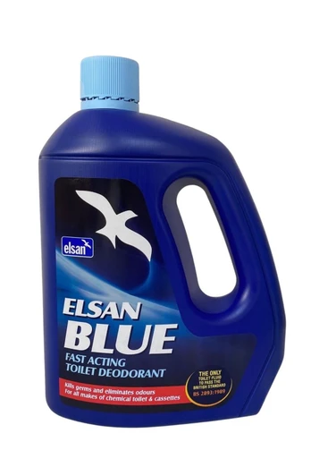 Blue 4L Toilet Fluid for Camping Caravan Motorhome - Blue 4 Litre Toilet Fluid