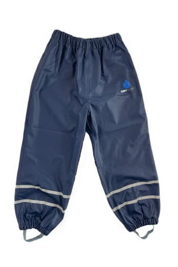 Splash PU Kids Waterproof Over Trousers - Navy Blue