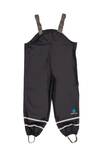 Splash PU Kids Waterproof Dungarees Unlined - Navy Blue