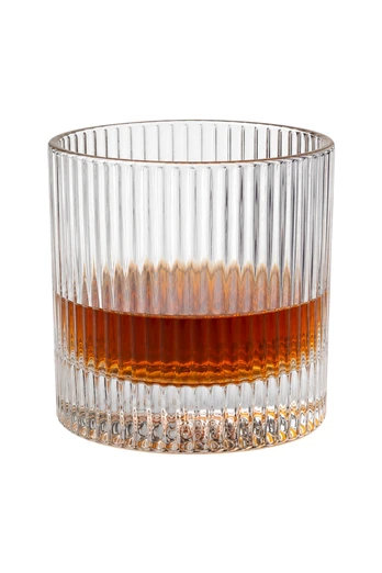Heavy Base Whisky Tumbler - Clear