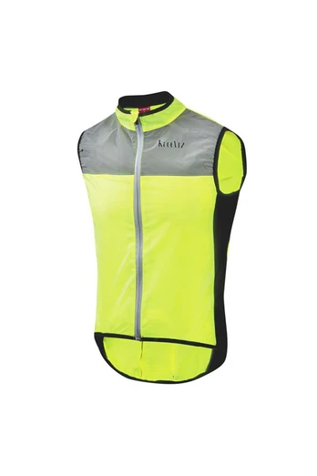 Mens Reflective Hi Vis Cycling Gilet - Yellow