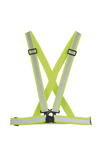 Mens Reflective Hi Vis 3M Cross Belt - Yellow
