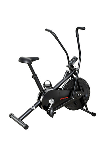 Adjustable Quiet Stationary Exercise Bike - Black