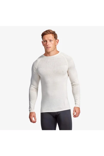Men's Infrared Merino Baselayer Top - White