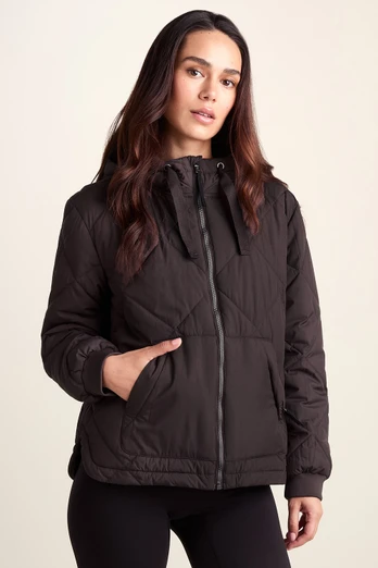 Tasker Womens Lightweight Insulated Quilted Jacket - Chocolate Brown