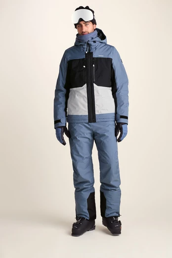 Avoriaz Mens Waterproof Insulated Ski Jacket - Smokey Blue