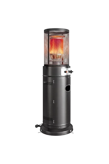 11kW Portable Gas Propane Patio Heater - Black