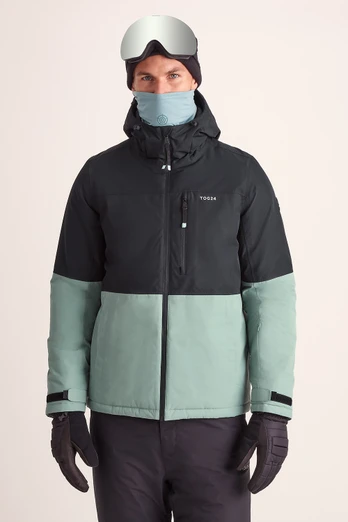 Samoens Waterproof Ski Jacket - Steel Teal/Black