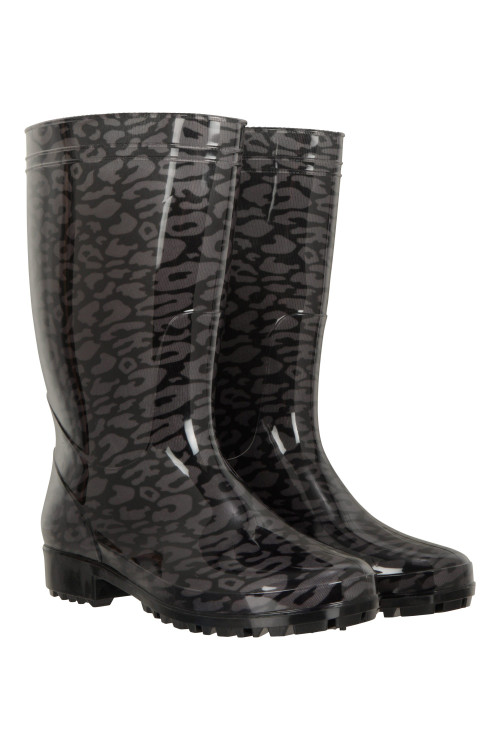 Wide Calf Wellies Grey Ankle Wellies DUNLOP Short Leg Half-Height