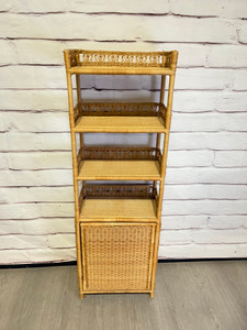 Rattan Wicker Bookcase