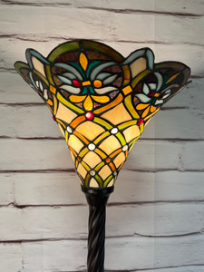 Stained Glass Floor Lamp Torchiere