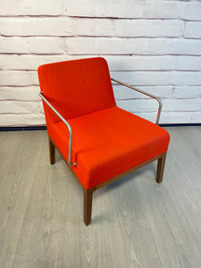 Keilhauer Modern Style Orange Armchair