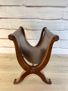 Leather Magazine Holder