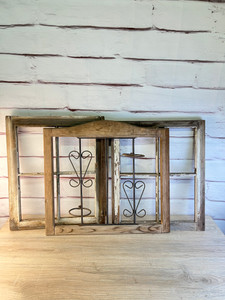 Vintage Wood Window Frames 3pc Lot