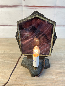 Art Deco Style Stained Glass Lamp Light