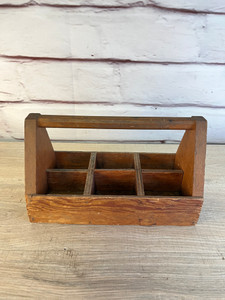 Vintage Wood Tool Caddy