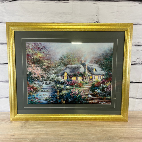 Nicky Boehme Art Print Framed Little River Cottage