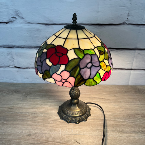 Stained Glass Lamp Light Floral