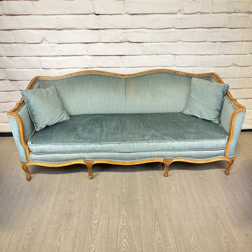 Vintage Blue Couch Sofa