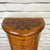 Vintage French Style Wood Marquetry Rounded Dresser