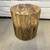 Wood Log Style Round Side Table