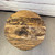 Wood Log Style Round Side Table