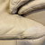 Decoro Overstuffed Ivory Leather Chair