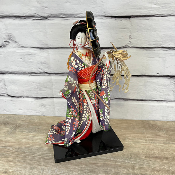 Vintage Japanese Geisha Doll Figurine