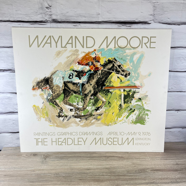 Wayland Moore Headley Museum Poster Art MCM 1976