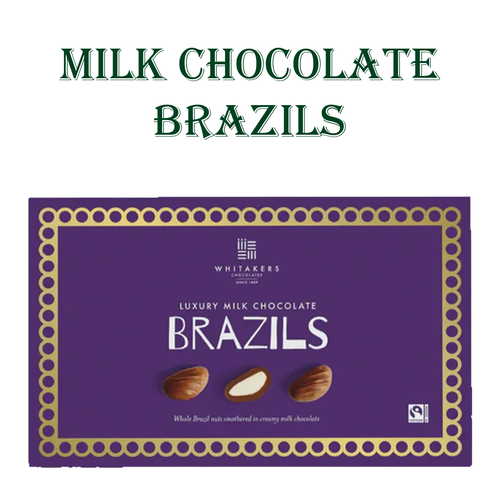 Whitakers Luxury Milk Chocolate Brazils