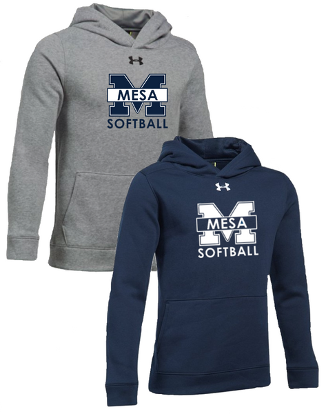 Youth Hustle Fleece Hoodie - "MESA SOFTBALL"